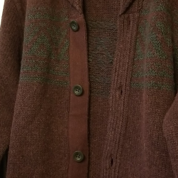 Eddie Bauer wool-blend shawlneck cardigan sweater - Picture 8 of 8